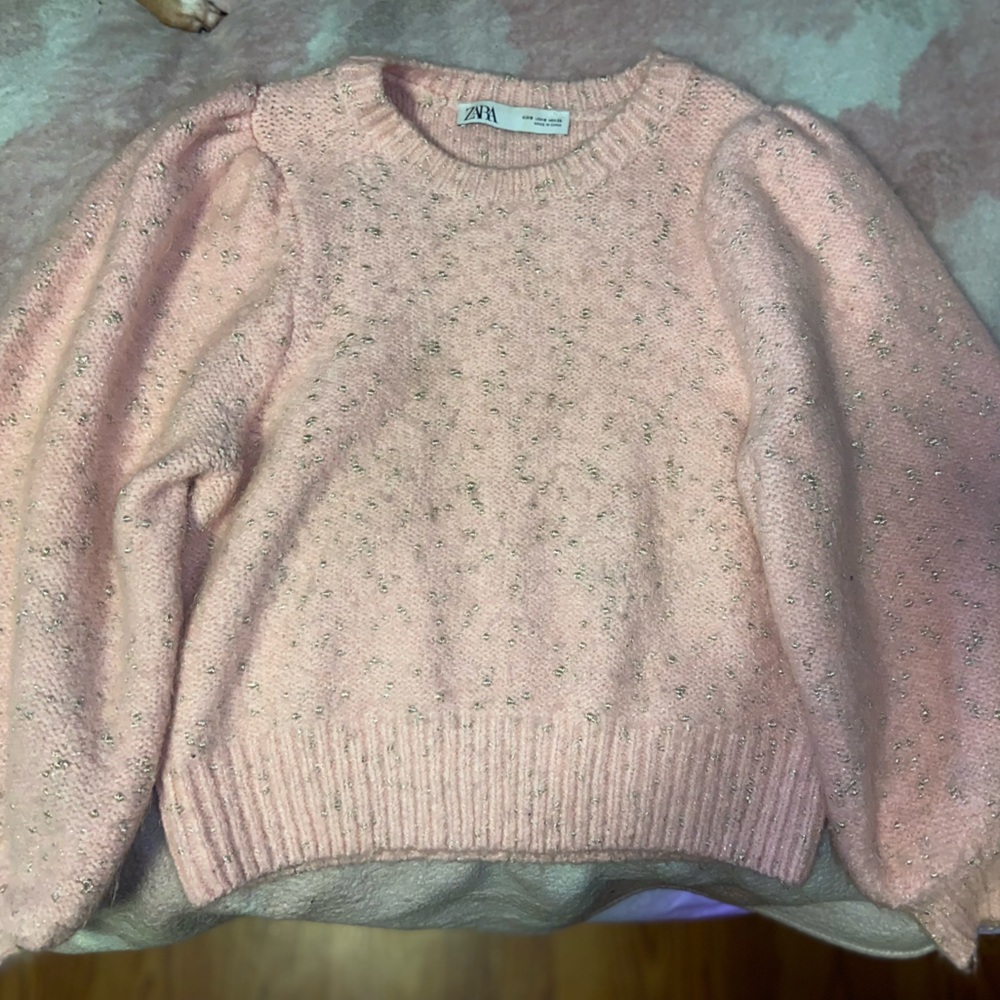 Zara pink shirt long sleeve